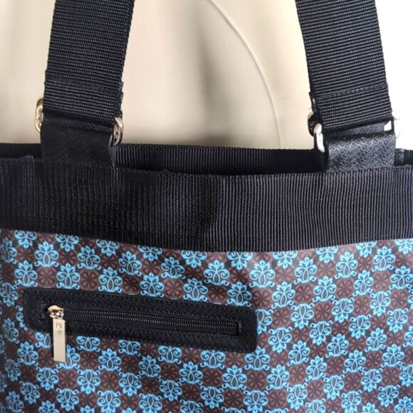 My Oil Cloth Michelle And Yvette Weatherproof /Beach/Picnic Tall Tote Bag - Picture 15 of 17